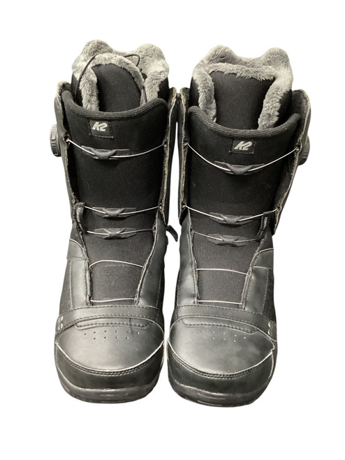 Vist Large View of Product Image Which is Used K2 SAPERA Womens Snowboard Boots Black Senior 7.5