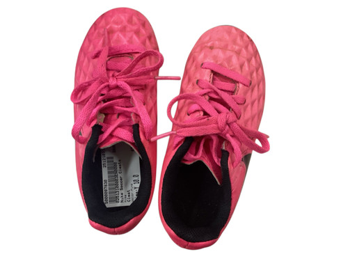 Vist Large View of Product Image Which is Used Nike Soccer Cleats Pink Youth 10.0