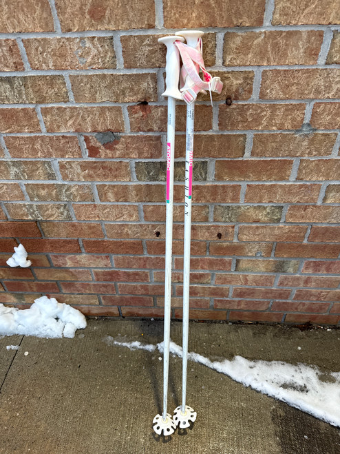 Vist Large View of Product Image Which is Used Atomic FASHION Womens DH Ski Pole White 120 cm / 48 in