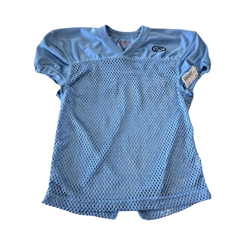 Vist Large View of Product Image Which is Used Rawlings YOUTH PRACTICE JERSEY FB Top Youth Carolina Blue MD