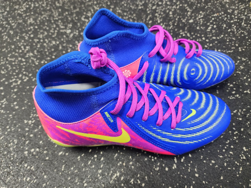 Vist Large View of Product Image Which is New Nike PHANTOM LUNA 2 Soccer Cleats Navy Blue Junior 05