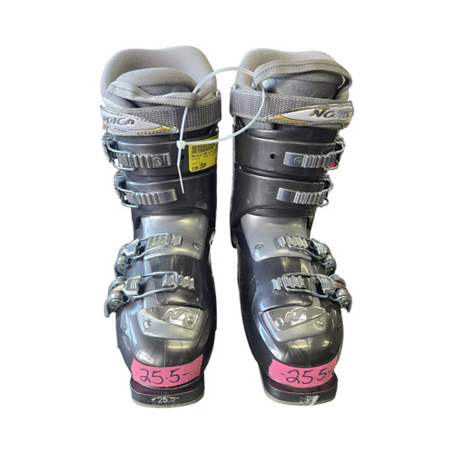 Vist Large View of Product Image Which is Used Nordica ONE W 40 SKI BOOTS Womens DH Ski Boot Grey 250 MP - M07 - W08