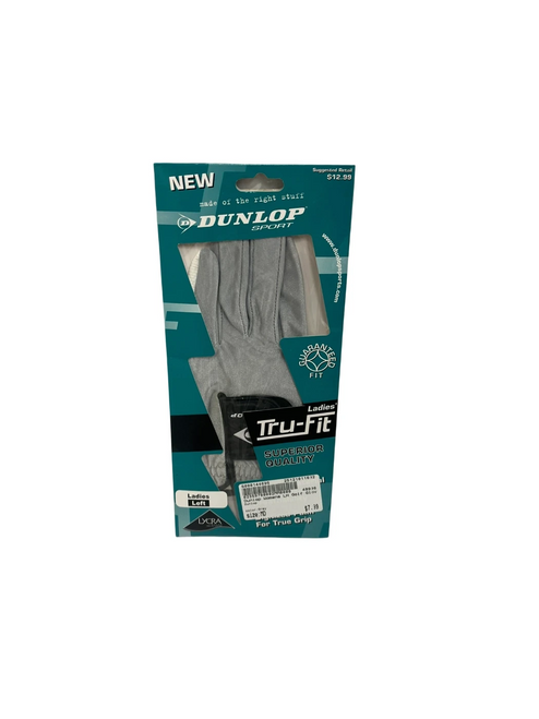 Vist Large View of Product Image Which is Used Dunlop Womens MD LH Grey Golf Glove