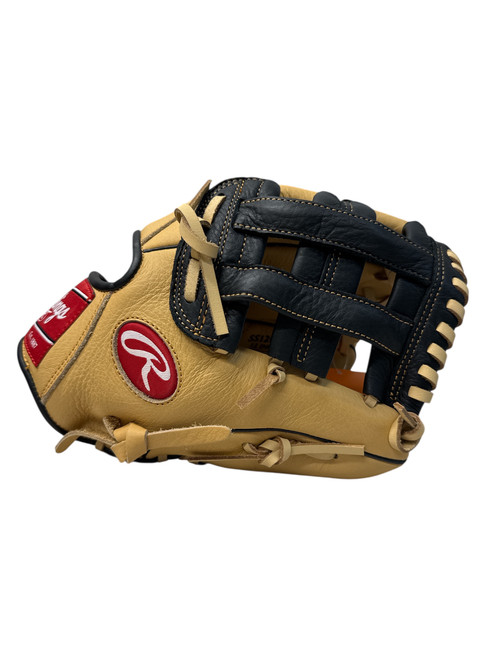 Vist Large View of Product Image Which is New Rawlings Select Series SS12CB 12” RH Throw Glove - Tan and Black
