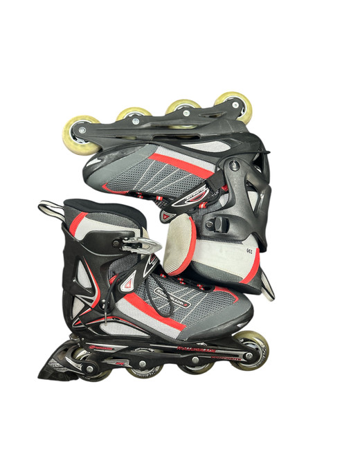 Vist Large View of Product Image Which is Used Rollerblade COMPOSITE Senior Rec Fitness Skates Red Senior 11
