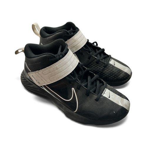 Vist Large View of Product Image Which is Used Nike TROUT TURF SHOES 6 BB/SB Cleats Black And White Senior 6