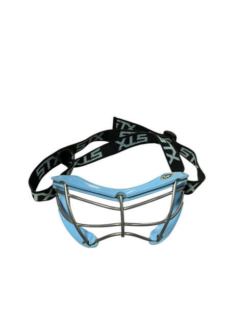 Vist Large View of Product Image Which is Used STX EYE SHIELD Field Hockey Facial Protection Royal Blue MD