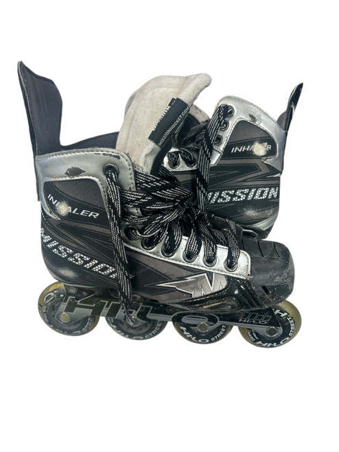 Vist Large View of Product Image Which is Used Mission NLS6 Junior Rec Fitness Skates Black Junior 04