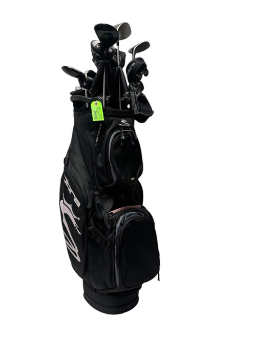 Vist Large View of Product Image Which is Used Cobra AIR X ULTRALITE Offset Womens Golf Complete Package Set RH Black 11-Clubs