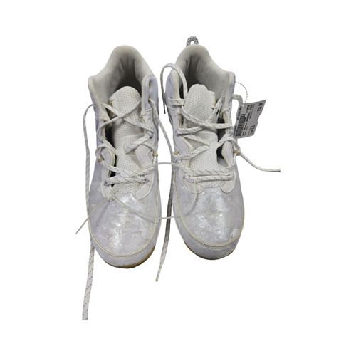 Vist Large View of Product Image Which is Used Under Armour BASEBALL CLEATS BB/SB Cleats White Senior 8