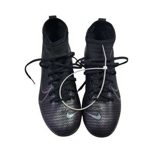 Vist Large View of Product Image Which is Used Nike Soccer Cleats Black Junior 03.5