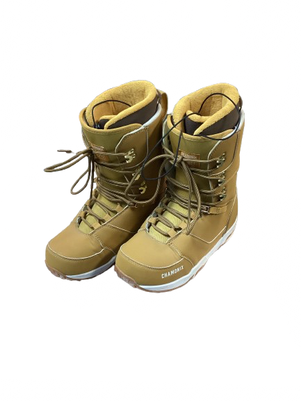 Vist Large View of Product Image Which is Used Chamonix ULTRAFIT Mens Snowboard Boots Gold Senior 10
