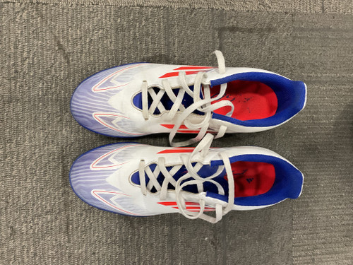 Vist Large View of Product Image Which is Used Adidas Soccer Turf Shoes Royal Blue Senior 5.5