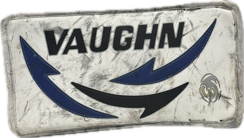 Vist Large View of Product Image Which is Used Vaughn 3 Junior Goalie Blocker White