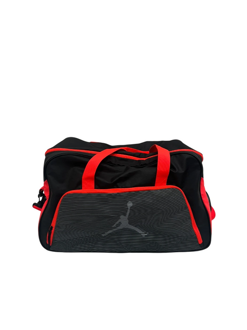Vist Large View of Product Image Which is Used Jordan Small/Medium Black and Orange Basketball Duffle Bag