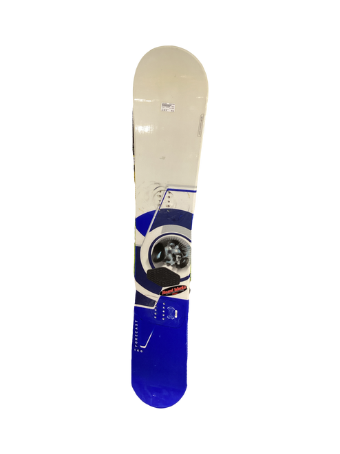 Vist Large View of Product Image Which is Used Salomon FORECAST Mens Snowboard Only Navy And White 168 cm