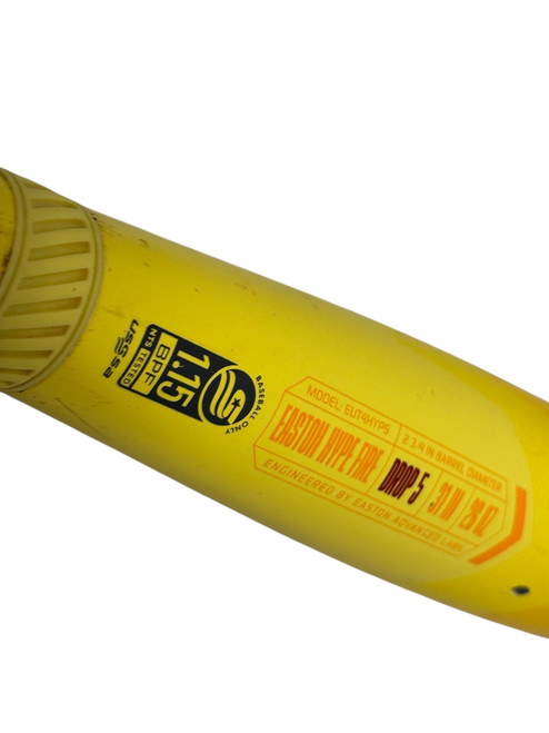 Vist Large View of Product Image Which is Used Easton HYPE FIRE EUT4HYP5 -5 USSSA 2 3/4 Baseball Bat 31" 31/26