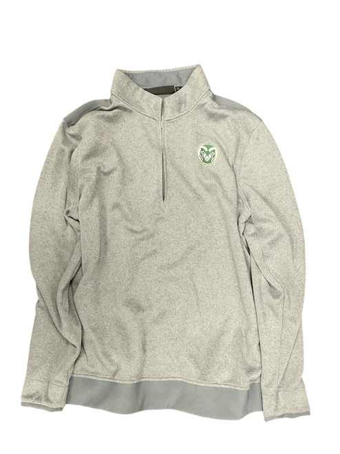 Vist Large View of Product Image Which is Used CSU Under Armour 1/4Zip Sweatshirt Grey 2X
