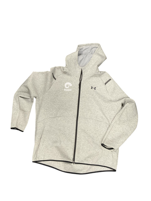 Vist Large View of Product Image Which is Used CSU Under Armour Zip Up Sweatshirt Grey 2X