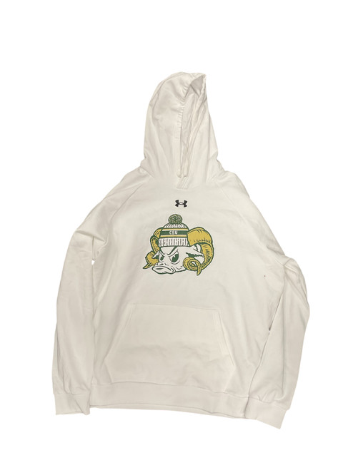 Vist Large View of Product Image Which is Used Under Armour L.S. Sweatshirt M White 2X