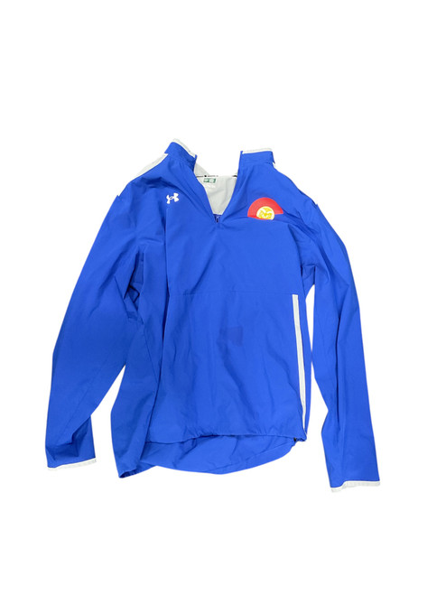 Vist Large View of Product Image Which is Used CSU Under Armour Outerwear Light Jacket Royal Blue 2X