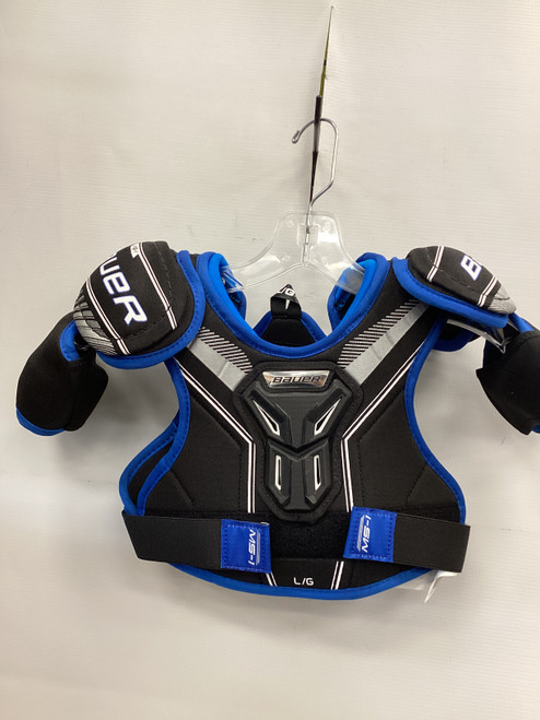 Vist Large View of Product Image Which is Used Bauer MS-1 Youth Shoulder Pads LG