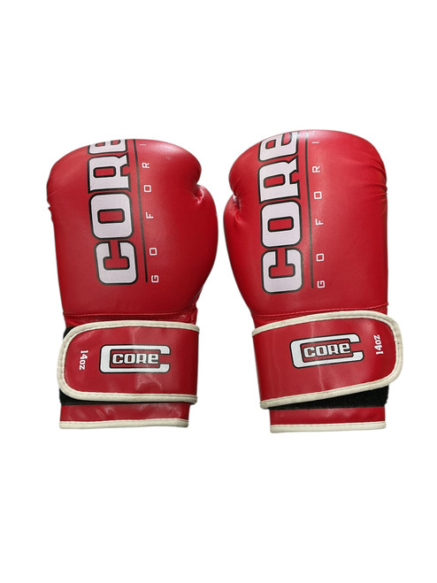 Vist Large View of Product Image Which is Used CORE IMPACT GO FOR IT Boxing Gloves Red Senior