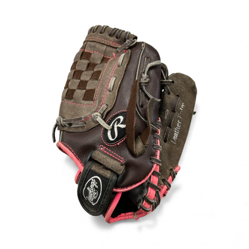 Vist Large View of Product Image Which is Used Rawlings FP11T RHT GLOVE BB/SB Glove RH Throw Brown 11"