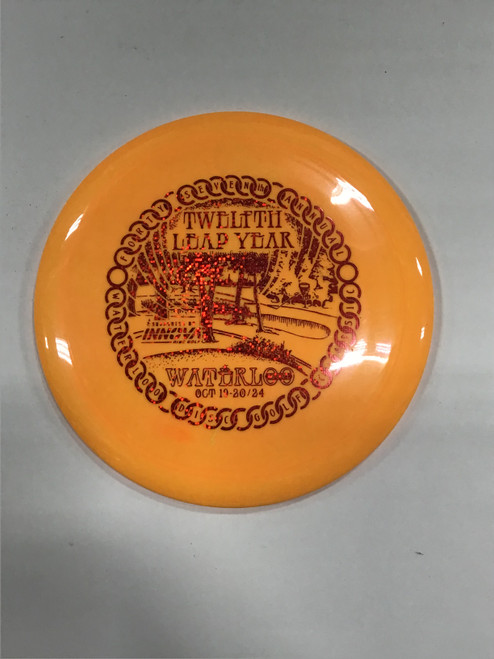Vist Large View of Product Image Which is Used Innova STAR VALKYRIE Disc Golf Driver Orange 168g