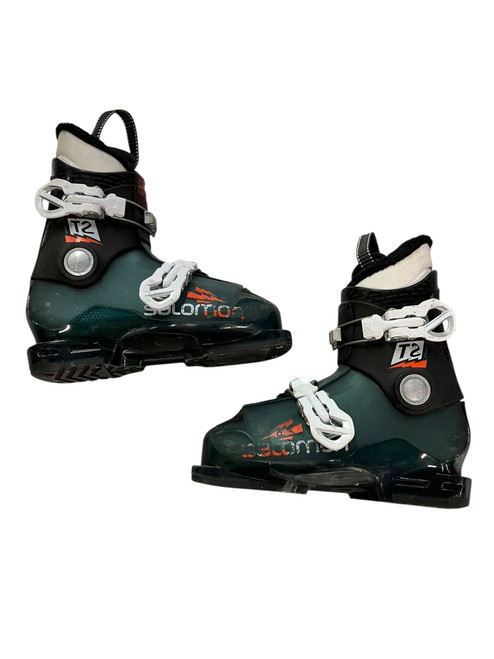 Vist Large View of Product Image Which is Used Salomon T2 Boys DH Ski Boot None 200 MP - Y13.5