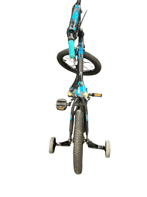 Vist Large View of Product Image Which is Used Schwinn SMARTSTART Training Wheel Bike Boys Royal Blue 16"