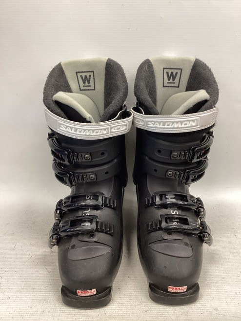 Vist Large View of Product Image Which is Used Salomon PERFORMA 4.0 Womens DH Ski Boot Black 235 MP - J05.5 - W06.5