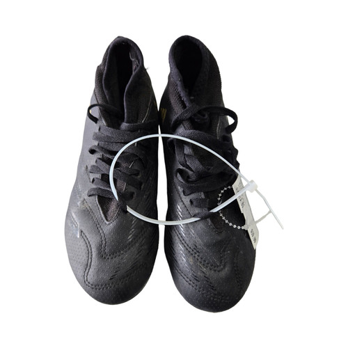 Vist Large View of Product Image Which is Used Adidas Soccer Cleats Black Junior 01