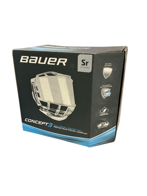 Vist Large View of Product Image Which is Used Bauer CONCEPT 3 Helmet Full Visor Combo None One Size