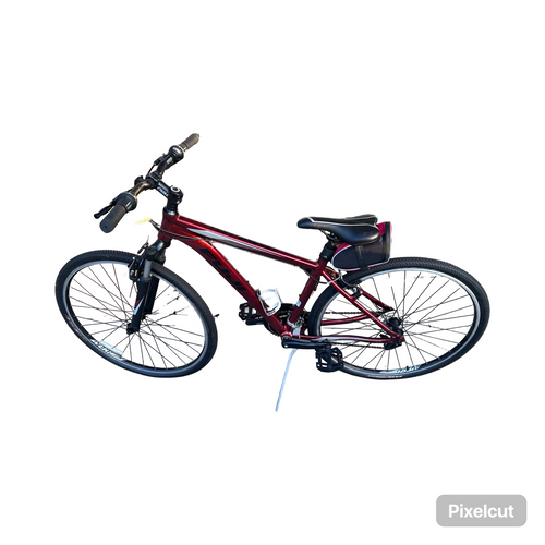 Vist Large View of Product Image Which is Used Fuji TRAVERSE 1.8 Hybrid/City Bike Mens Maroon 51-53cm - SM Mens Frame