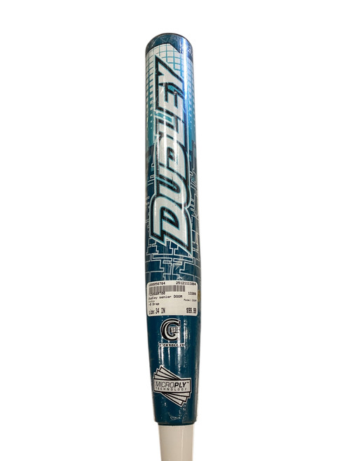 Vist Large View of Product Image Which is Used Dudley DOOM BB/SB Slowpitch Bat 34"
