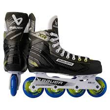 Vist Large View of Product Image Which is New BAUER XR ROLLER HOCKEY SKATE SZ 8