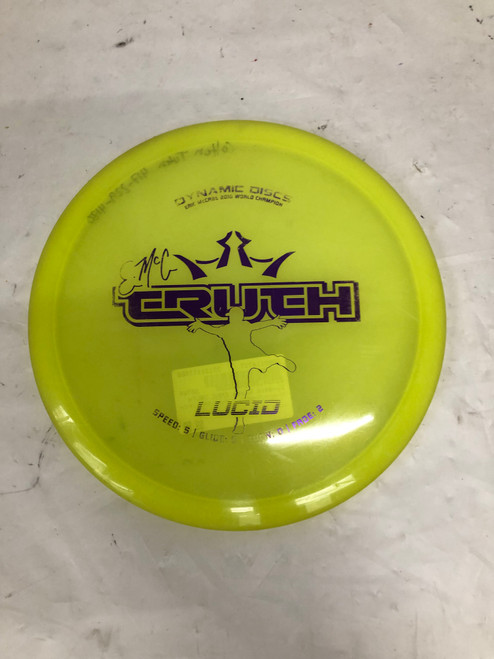 Vist Large View of Product Image Which is Used Dynamic Discs EMAC TRUTH Disc Golf Mid Range Yellow