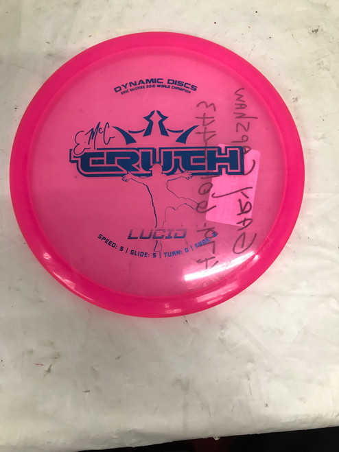 Vist Large View of Product Image Which is Used Dynamic Discs EMAC LUCID TRUTH Disc Golf Mid Range Pink