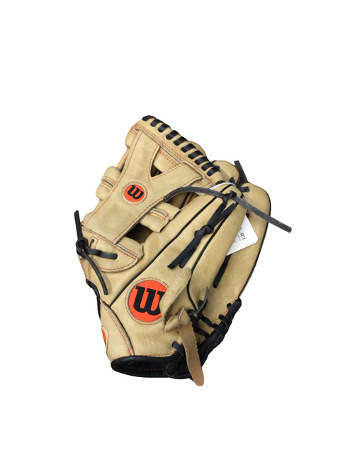 Vist Large View of Product Image Which is Used Wilson A450 BB/SB Glove RH Throw Brown 12"