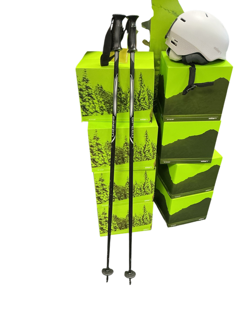 Vist Large View of Product Image Which is Used AXIS SPEED Womens DH Ski Pole Black 135 cm / 54 in