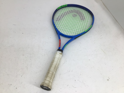Vist Large View of Product Image Which is Used Head CONQUEST 4 1/2 TENNIS RACQUET SR Adult Tennis Racquet Royal Blue 4 1/2"