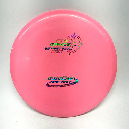 Vist Large View of Product Image Which is Used Innova STAR MAKO3 Disc Golf Mid Range Neon Pink 173g