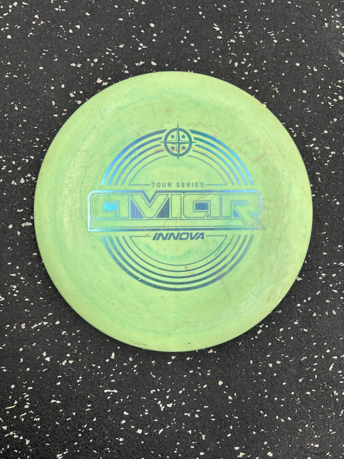Vist Large View of Product Image Which is Used Innova TOUR SERIES AVIAR Disc Golf Putter Green
