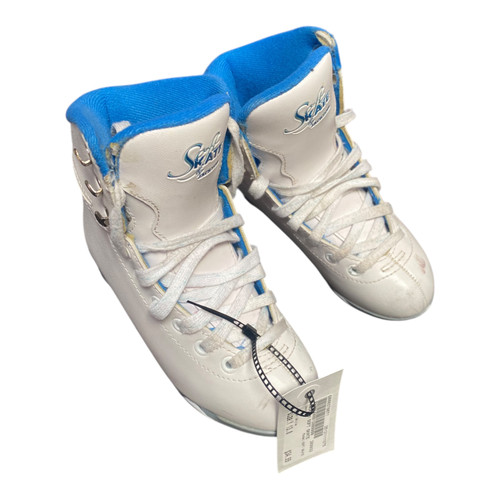 Vist Large View of Product Image Which is Used Jackson SOFT SKATE Girls Figure Skate White Youth 13.0