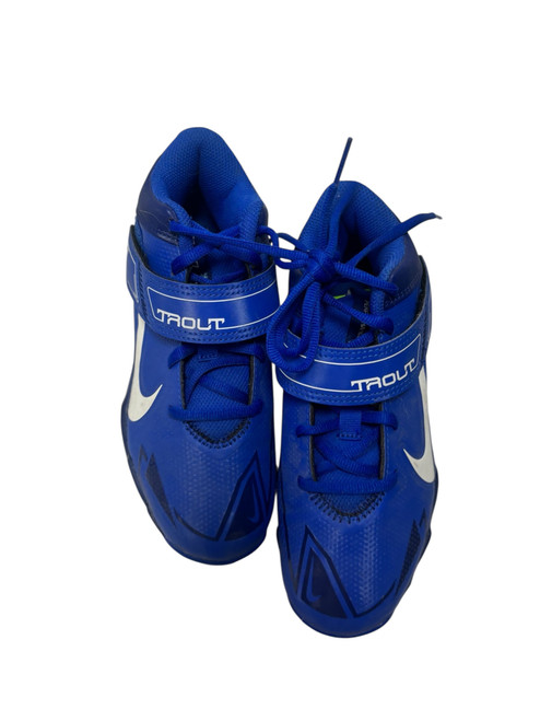 Vist Large View of Product Image Which is Used Nike TROUT 8 KEYSTONE CZ5910-414 Baseball Cleats Royal Blue Junior 02