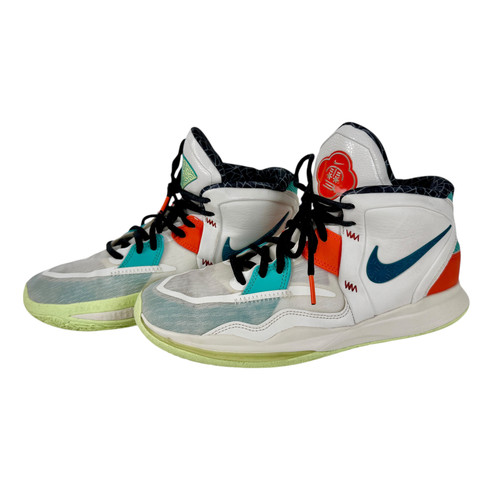 Vist Large View of Product Image Which is Used Nike KYRIE Basketball Shoes White Men's 6.5