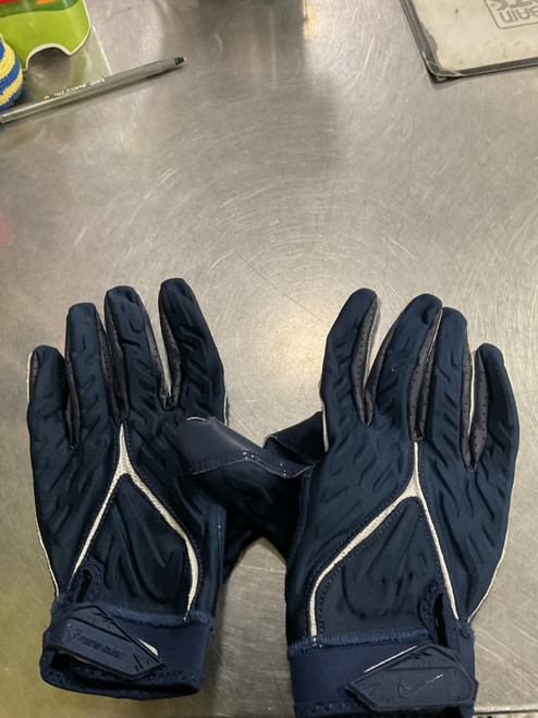 Vist Large View of Product Image Which is Used Nike NIKE ALPHA GLOVES FB Gloves Navy Blue XL