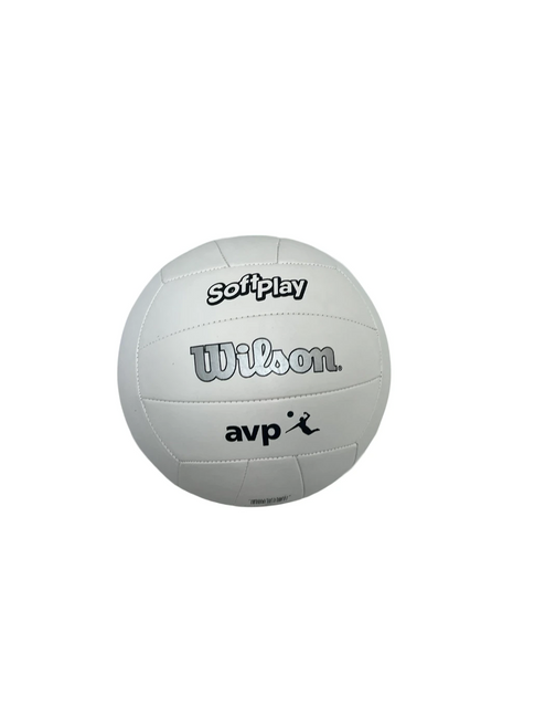 Vist Large View of Product Image Which is Used Wilson Softplay AVP Volleyball White