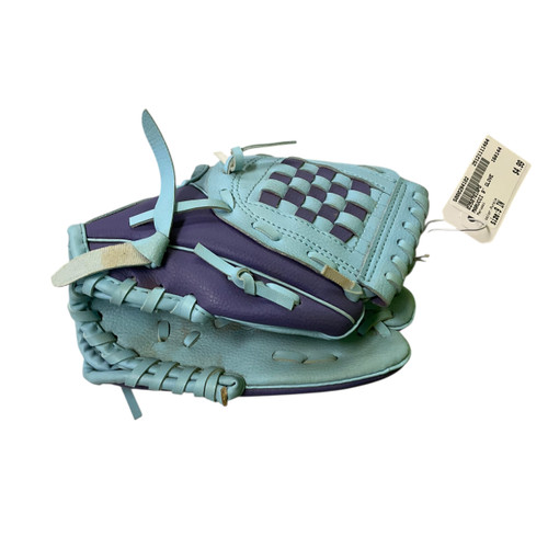 Vist Large View of Product Image Which is Used Marucci BB/SB Glove RH Throw Purple 9"